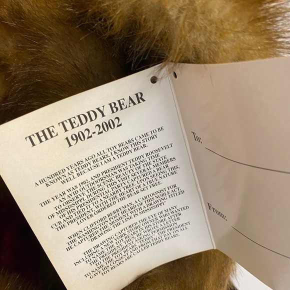 Vintage Dan Dee 100th Anniversary Singing Teddy Bear in Excellent Condition. - Picture 13 of 13